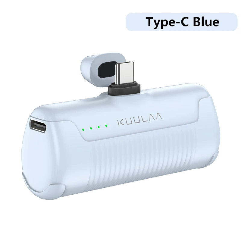 KUULAA Mini Power Bank 4500mAh Portable Charger