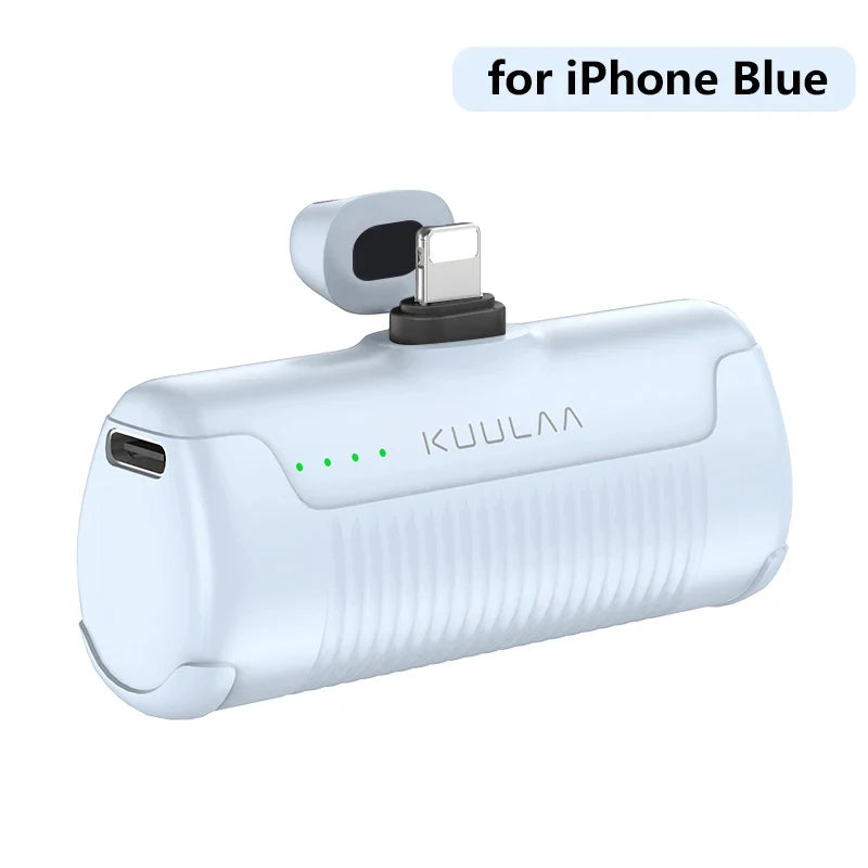 KUULAA Mini Power Bank 4500mAh Portable Charger