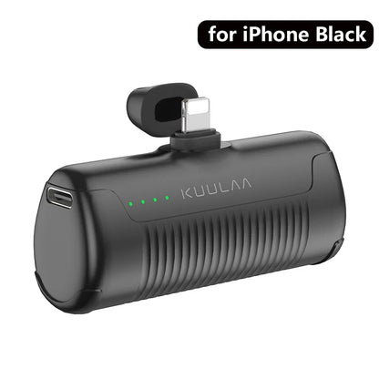 KUULAA Mini Power Bank 4500mAh Portable Charger